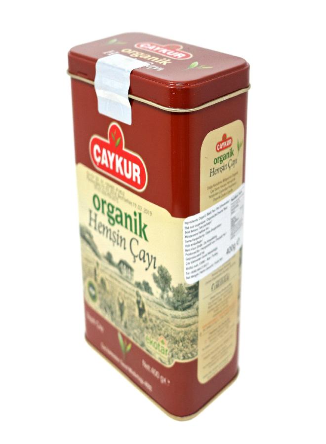 Caykur Organic Hemsin Turkish Tea in Metal Can, 400 Gr - 0.9 Lbs - Image 2